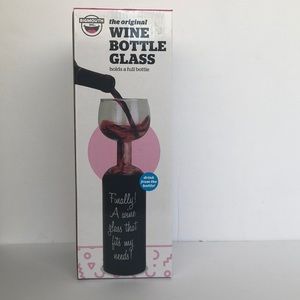 BigMouth Inc Wine Bottle Glass